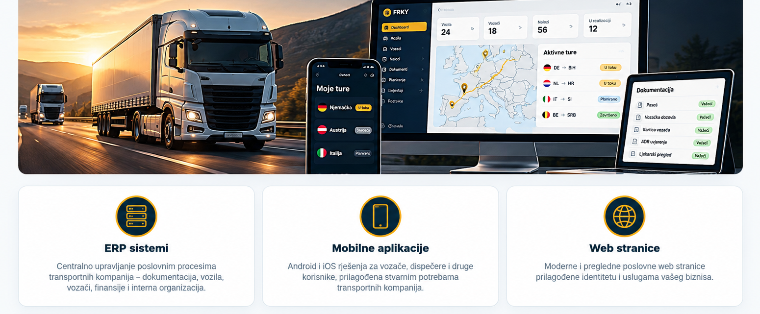 Digitalna rješenja za transportne kompanije